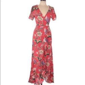 ASOS Floral Wrap Dress (Sz 12)